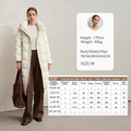 Amii Down Jacket Women 2025 Winter New Warm Casual Hooded Down Coats For Woman Versatile Long With Belt Female Clothing