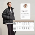 Amii Down Coats 2025 Winter New Casual Solid Versatile Turtleneck Down Jacket For Woman Long Sleeve Loose Warm Long Top