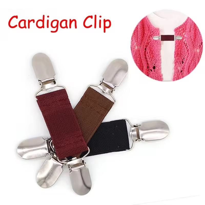 Cardigan Sweater Blouse Shawl Clips Women Fit Dress Cinch Clips Shirt Collar Duck Clip Clasps Charm Accessories