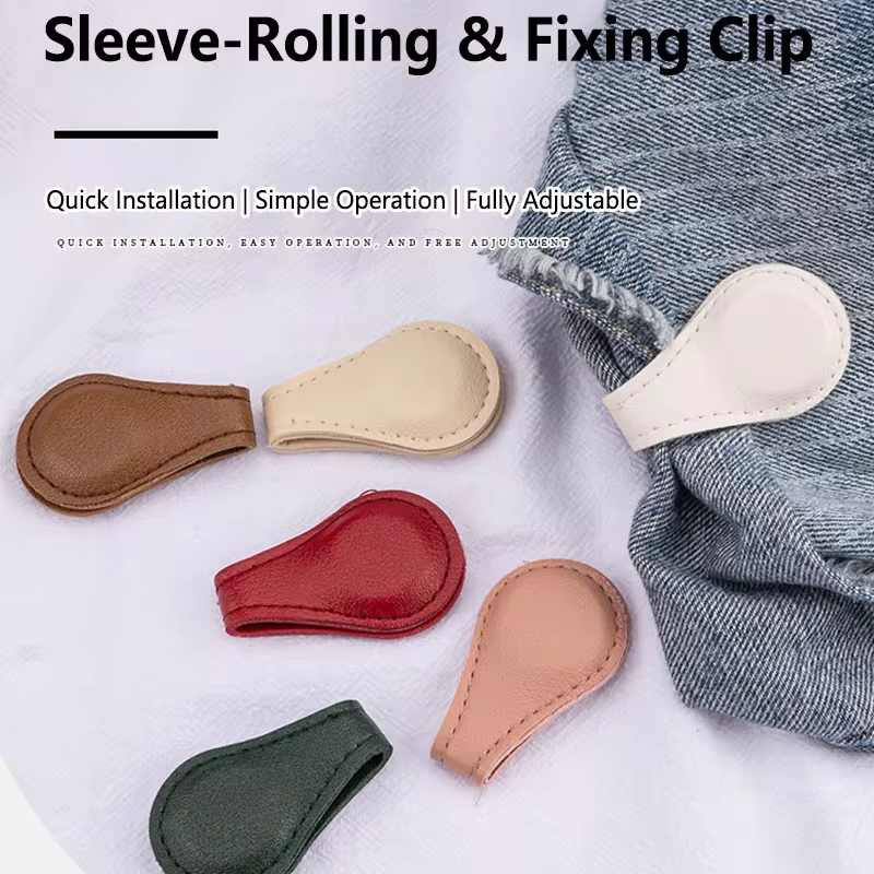 For Magnetic Pant Cuff Clips No Sew Pants Hem Tape Magnet Trouser Roll Up Tool Adjust Pants Sleeves Prevent Pant Leg Dragging