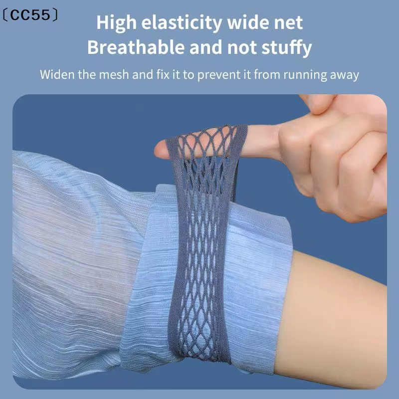 5Pcs Shirt Sleeve Holder, Elastic Mesh Sleeve Fixer Bands, Anti-slip Clip Arm Cuffs Strap Multi-Use Headband For Daily Use〔CC55〕