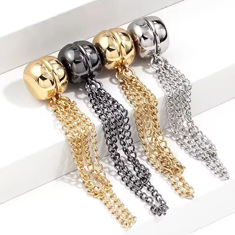 2/8pcs Magnetic Clothing Clips Strong Hold Pinless Fasteners Multi-Purpose Magnetic Buttons for Cardigans Shawls Scarves Jewelry