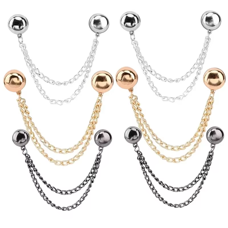 2/8pcs Magnetic Clothing Clips Strong Hold Pinless Fasteners Multi-Purpose Magnetic Buttons for Cardigans Shawls Scarves Jewelry