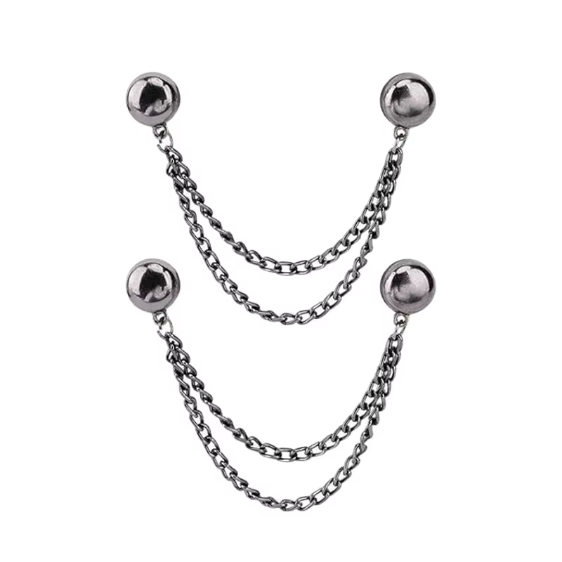 2/8pcs Magnetic Clothing Clips Strong Hold Pinless Fasteners Multi-Purpose Magnetic Buttons for Cardigans Shawls Scarves Jewelry